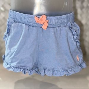 Ruffled Stretch Mesh Short